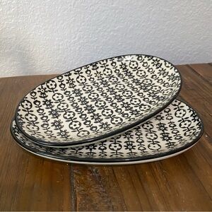 Bloomingville Karine Oval Plate - Danish Style Floral